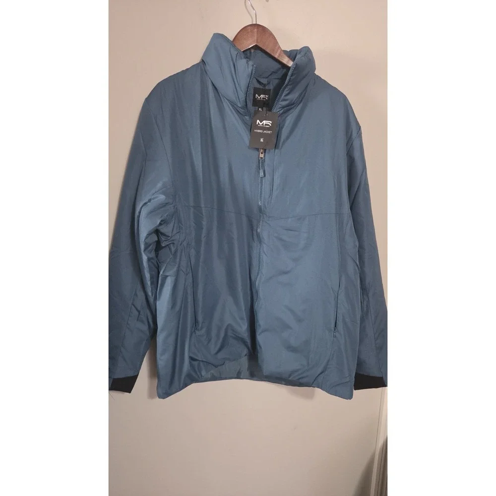 New Men's Mack Russo Hybrid Jacket Blue Size XL